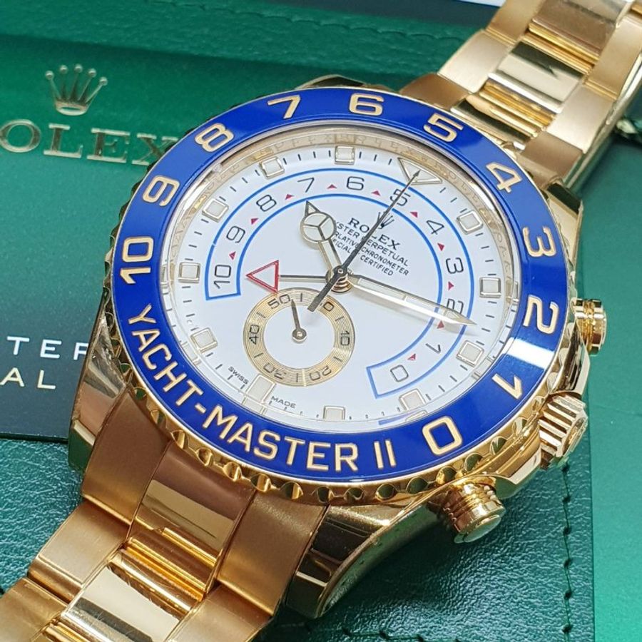 【大眾名錶】ROLEX勞力士116688 Yacht-Master ll 18K 2020/11全配件 大眾名錶G377-5