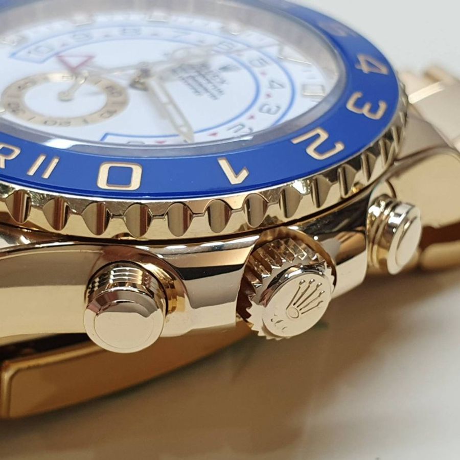 【大眾名錶】ROLEX勞力士116688 Yacht-Master ll 18K 2020/11全配件 大眾名錶G377-6
