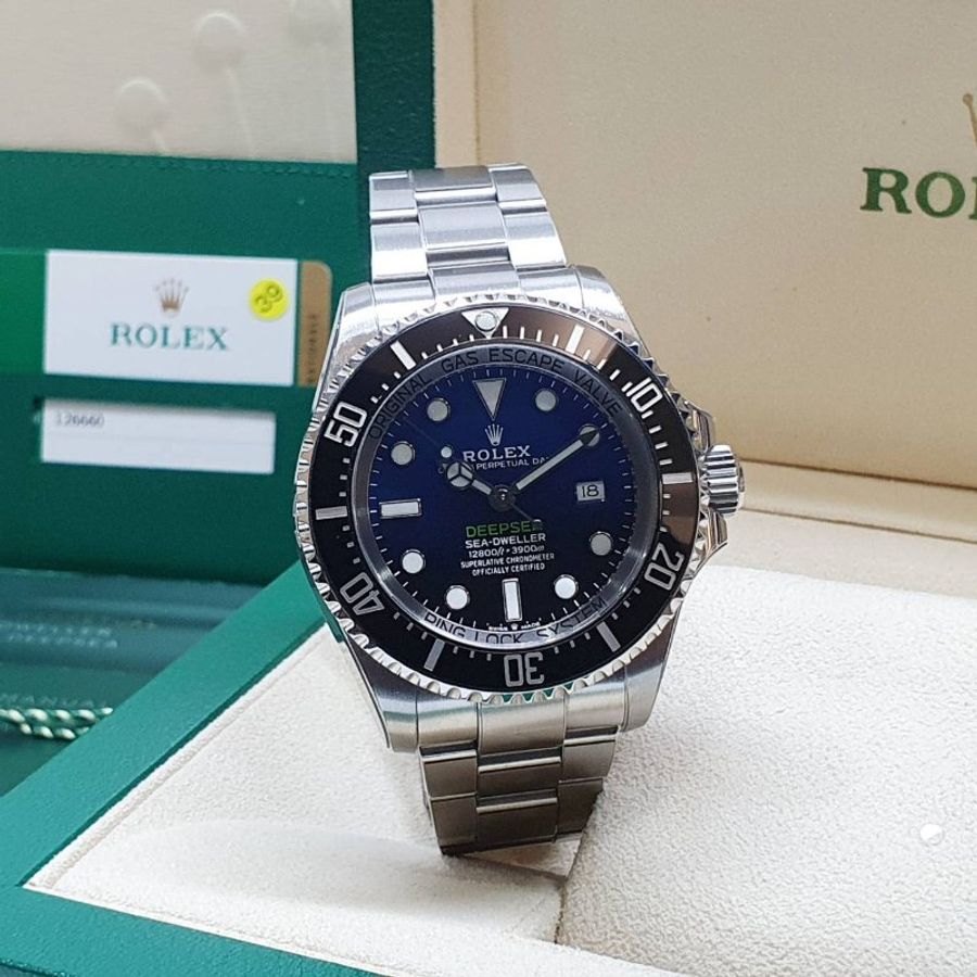 【大眾名錶】ROLEX勞力士126660DB Deepsea 2019/12全配件 深潛王者 漸層藍 大眾名錶B1488-1