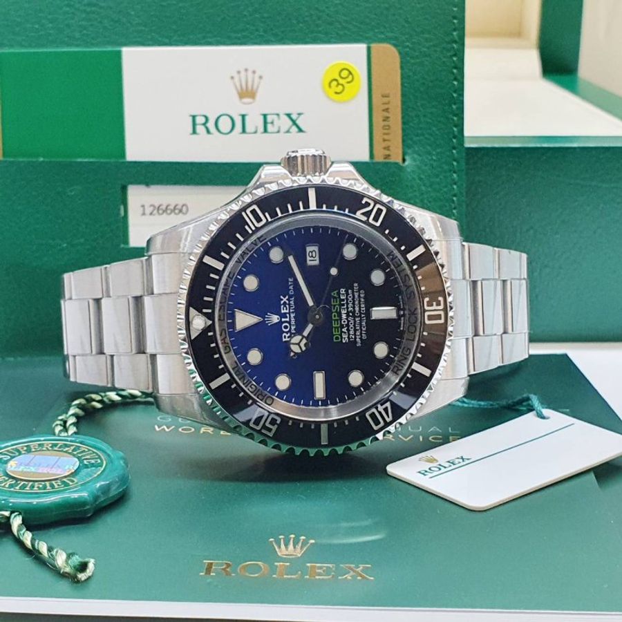 【大眾名錶】ROLEX勞力士126660DB Deepsea 2019/12全配件 深潛王者 漸層藍 大眾名錶B1488-4