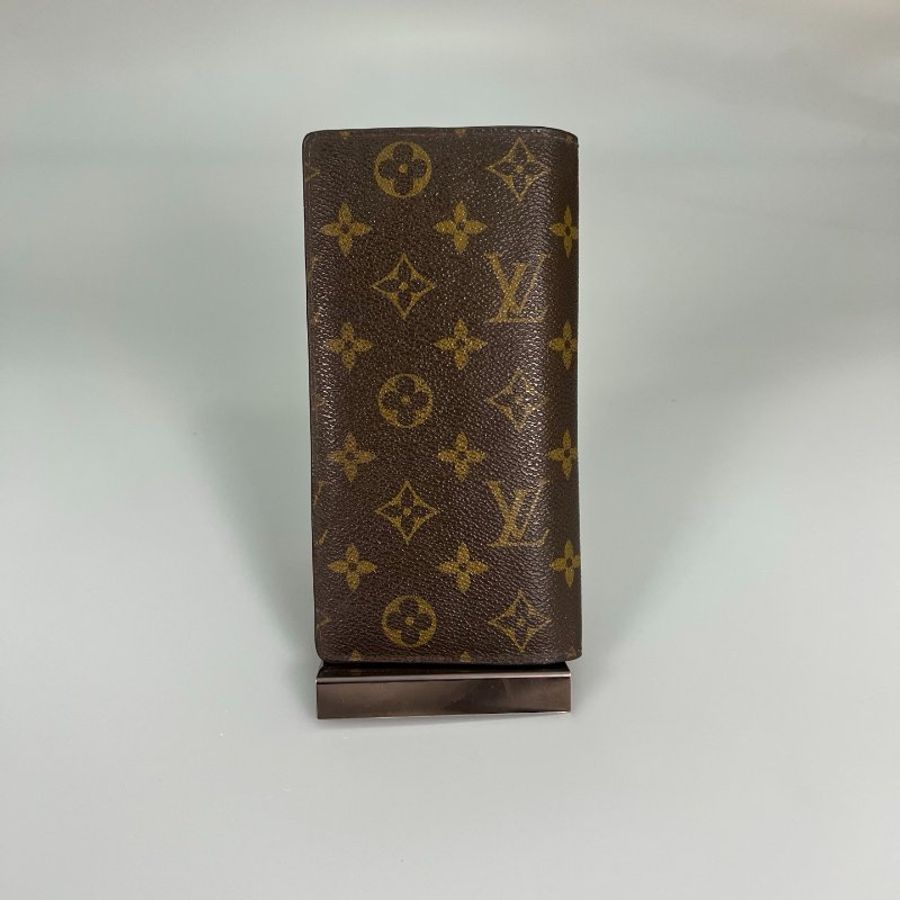 LV M66540 老花Brazza 對開長夾-1