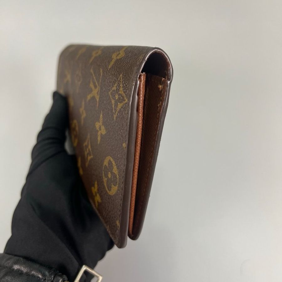 LV M66540 老花Brazza 對開長夾-4