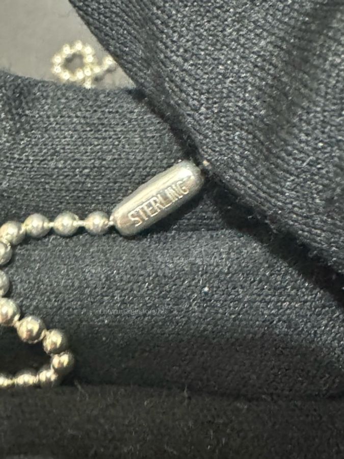 Chrome Hearts cut-out cross dog-tag pendant necklace-4