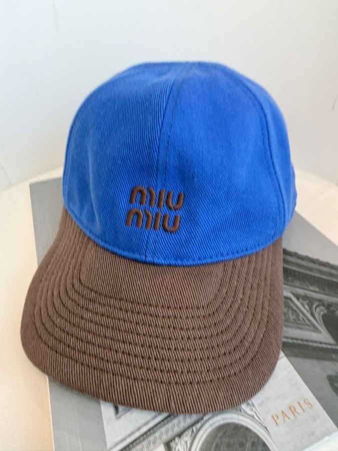 MIU MIU✨拼色卡車司機帽鴨舌帽棒球帽 #M-0