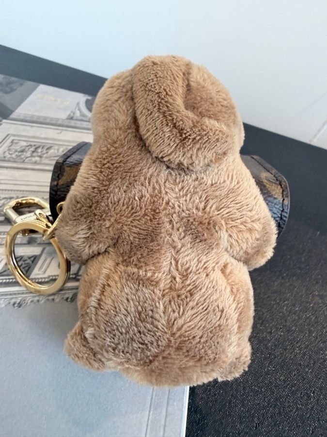 Louis Vuitton ✨LV老花錢包耳機包小熊花豹貓咪吊飾掛飾 原價三萬多-9