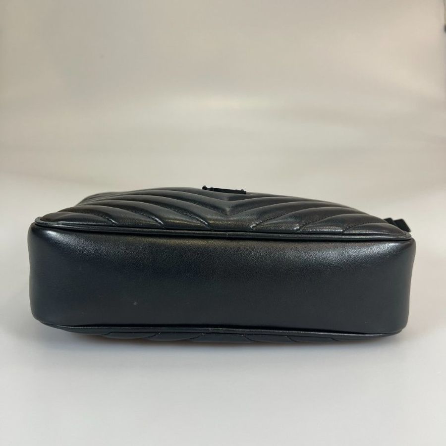 YSL 612544黑SOBLACK流蘇相機包-4
