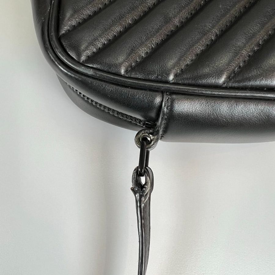 YSL 612544黑SOBLACK流蘇相機包-13