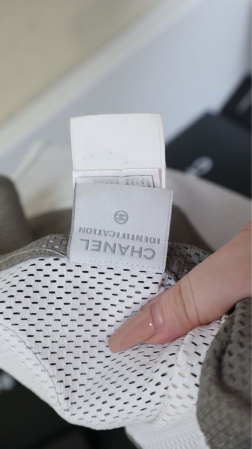 Chanel 04年运动系列5号字母灰色背心马甲-17