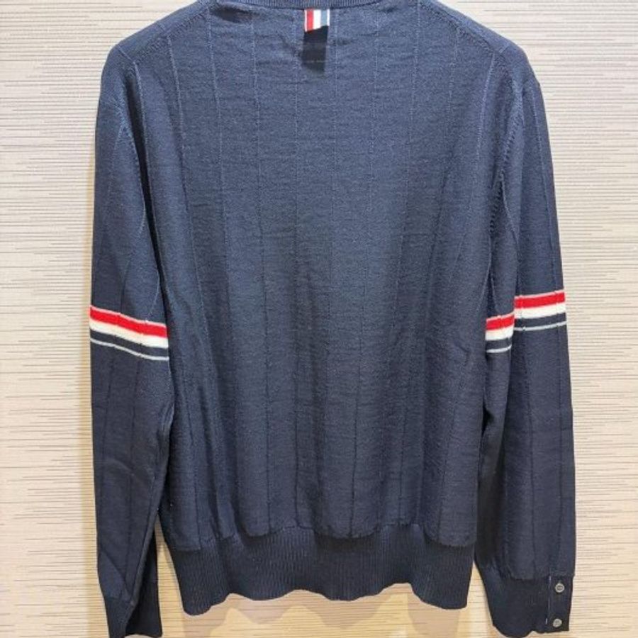 💎Han's house精品服飾💎 TB Thom Browne 100%初剪羊毛 毛衣 針織衫 現貨 4號 原價52900-1