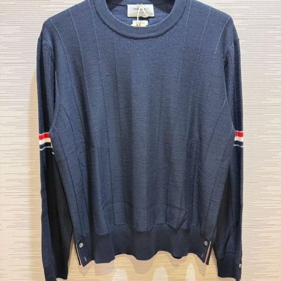 💎Han's house精品服飾💎 TB Thom Browne 100%初剪羊毛 毛衣 針織衫 現貨 4號 原價52900-2