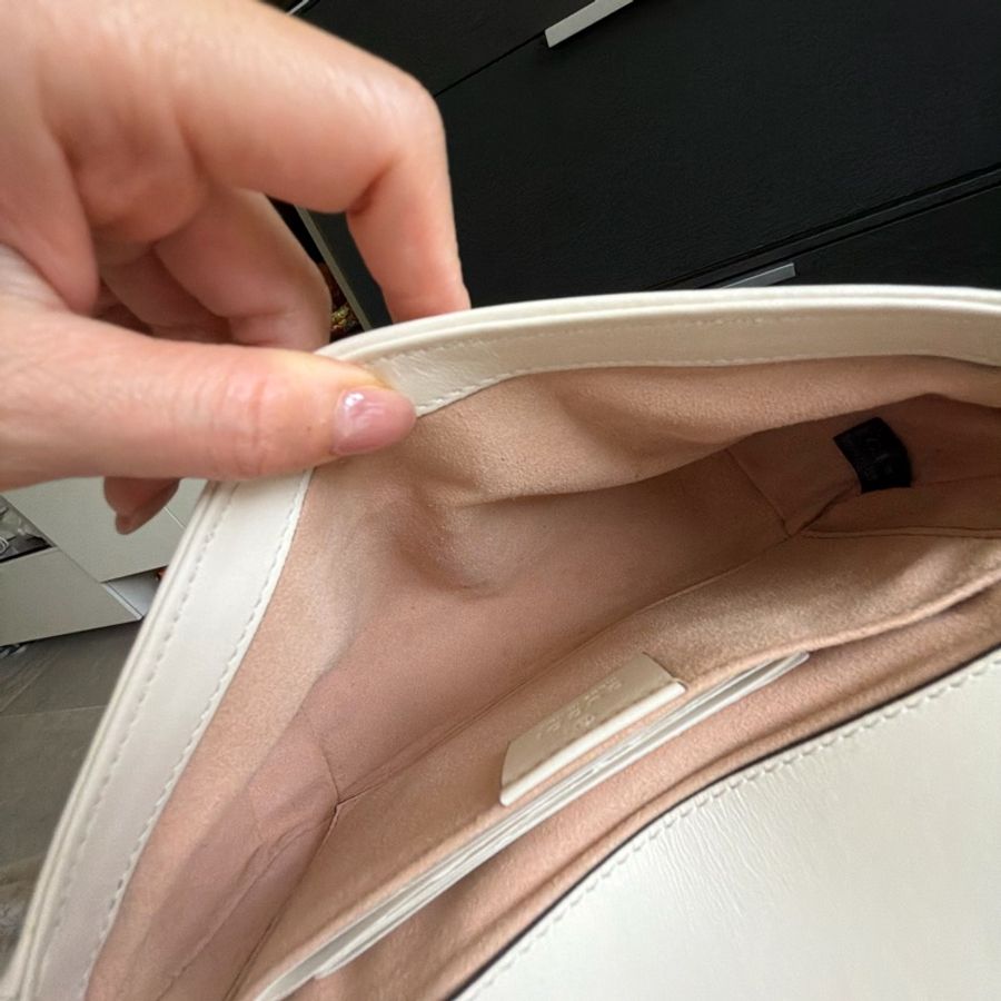 Gucci Marmont Bag 小號 白色肩背包 22cm-11