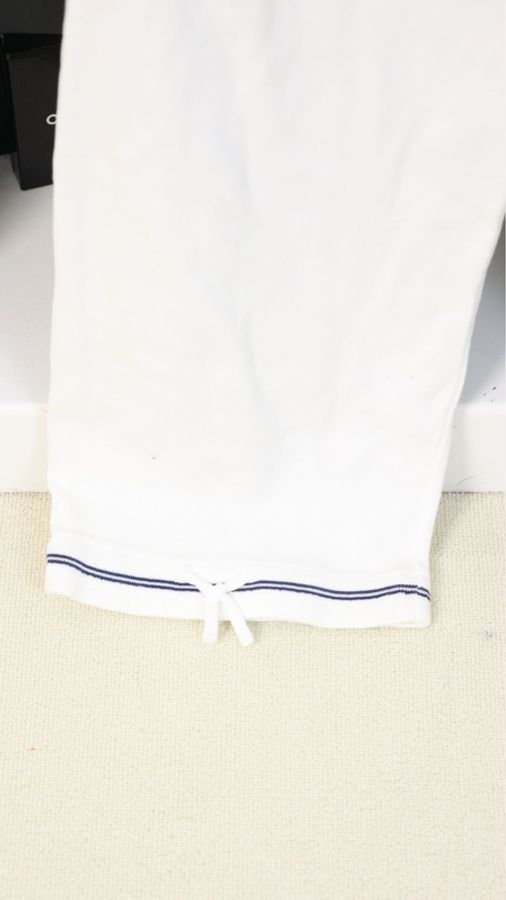 Chanel 05年运动方标系列白色长裤-15