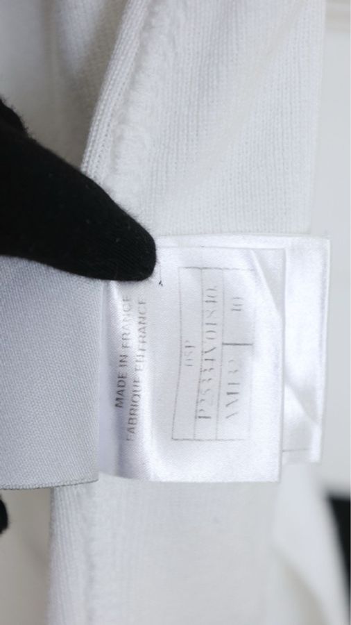 Chanel 05年运动方标系列白色长裤-18