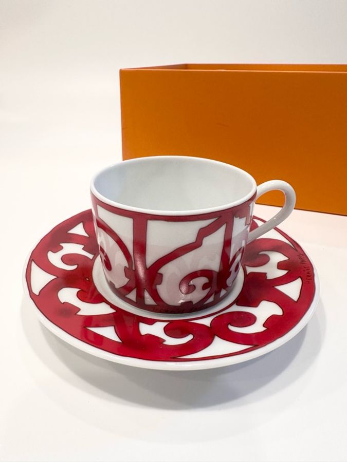 Hermes 西班牙陽台”茶杯與杯碟-3