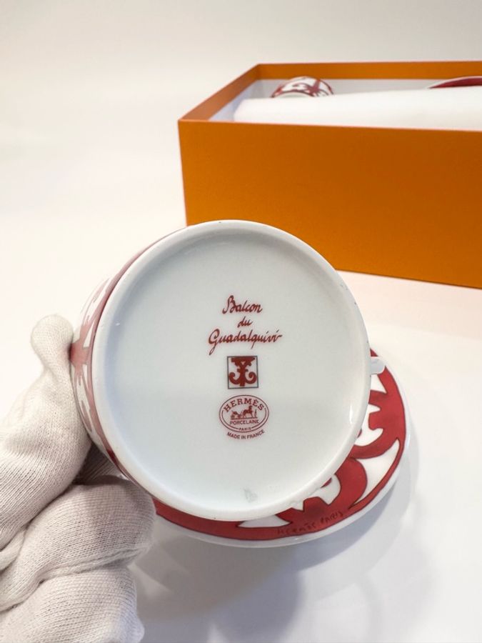 Hermes 西班牙陽台”茶杯與杯碟-4