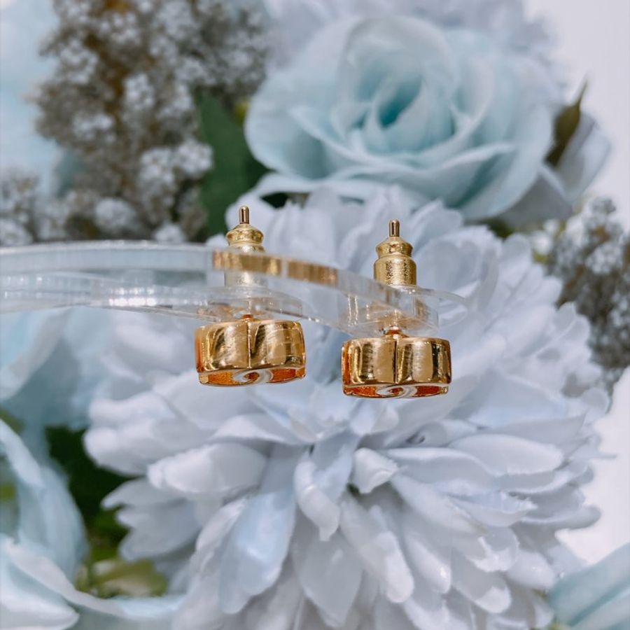 TW4939 Chanel 香奈兒 迷你cc logo 金屬耳環 ABH151 Mini CC Logo Earrings GHW-4