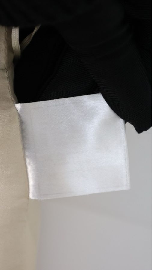 Chanel 06年高级手工坊系列奶白色蓝红滚边琉璃扣四口袋外套半裙套装-16