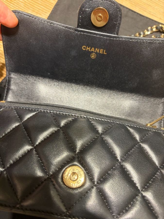 Chanel 香奈兒 Classic Flap經典黑色小包-7