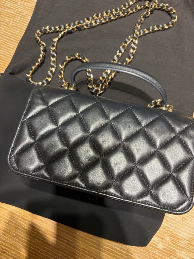 Chanel 香奈兒 Classic Flap經典黑色小包-11