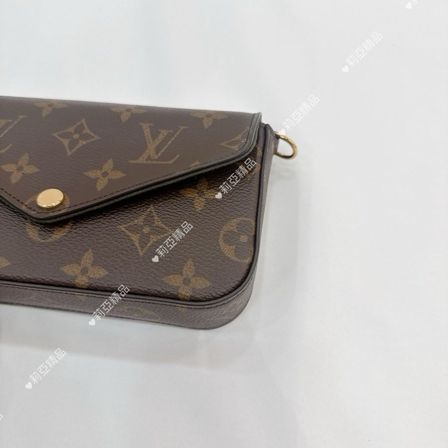 莉亞精品♡ LV M80091 三合一綠背帶 二手美包-9