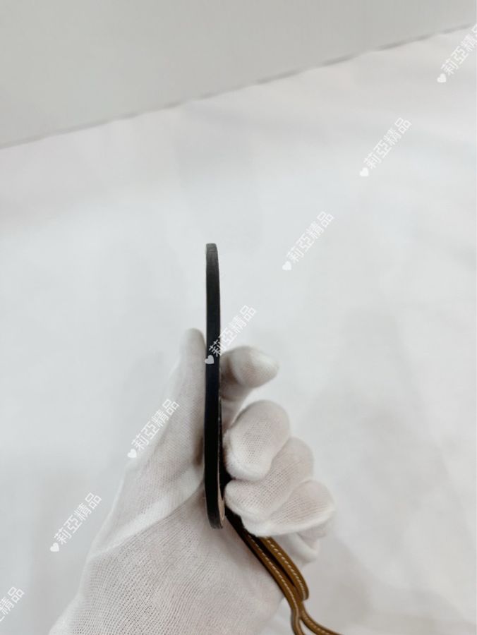 莉亞精品♡ Hermes 棕色馬頭掛飾 二手美品-5
