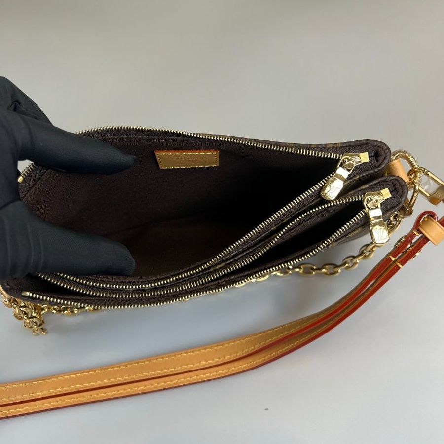LV M83008 老花Liv Pochette 金鍊包-6