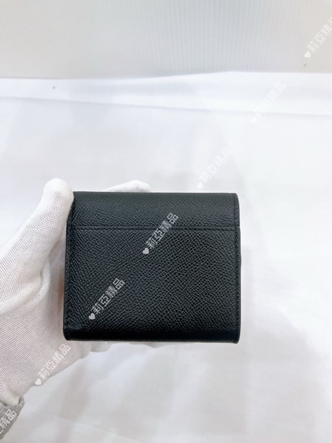 莉亞精品♡ Dior Saddle 短夾 黑色 二手美包-2