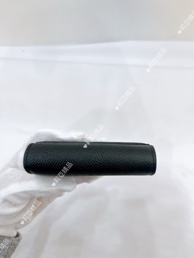 莉亞精品♡ Dior Saddle 短夾 黑色 二手美包-5