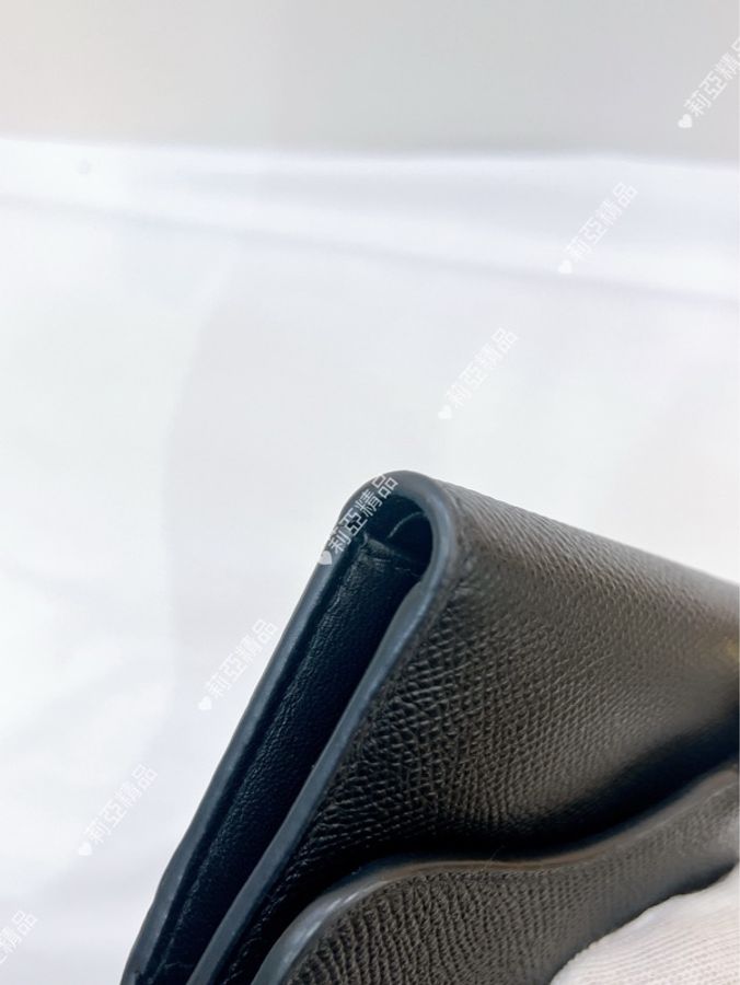 莉亞精品♡ Dior Saddle 短夾 黑色 二手美包-8
