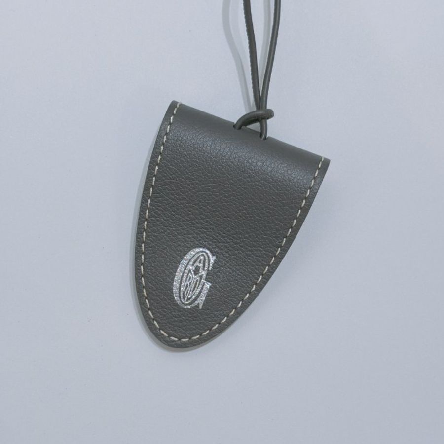 TW4941 Goyard 戈雅 皮革吊飾 Croc Universel Charm Grey-4