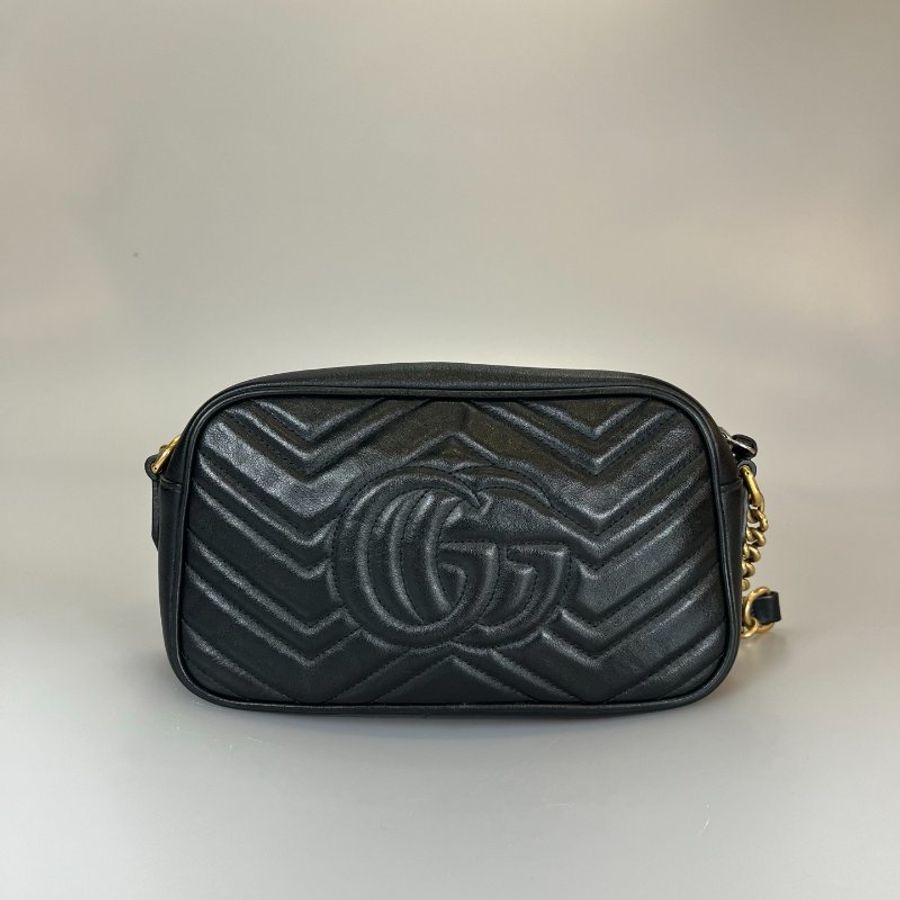 GUCCI 447632 黑Marmont相機包-1