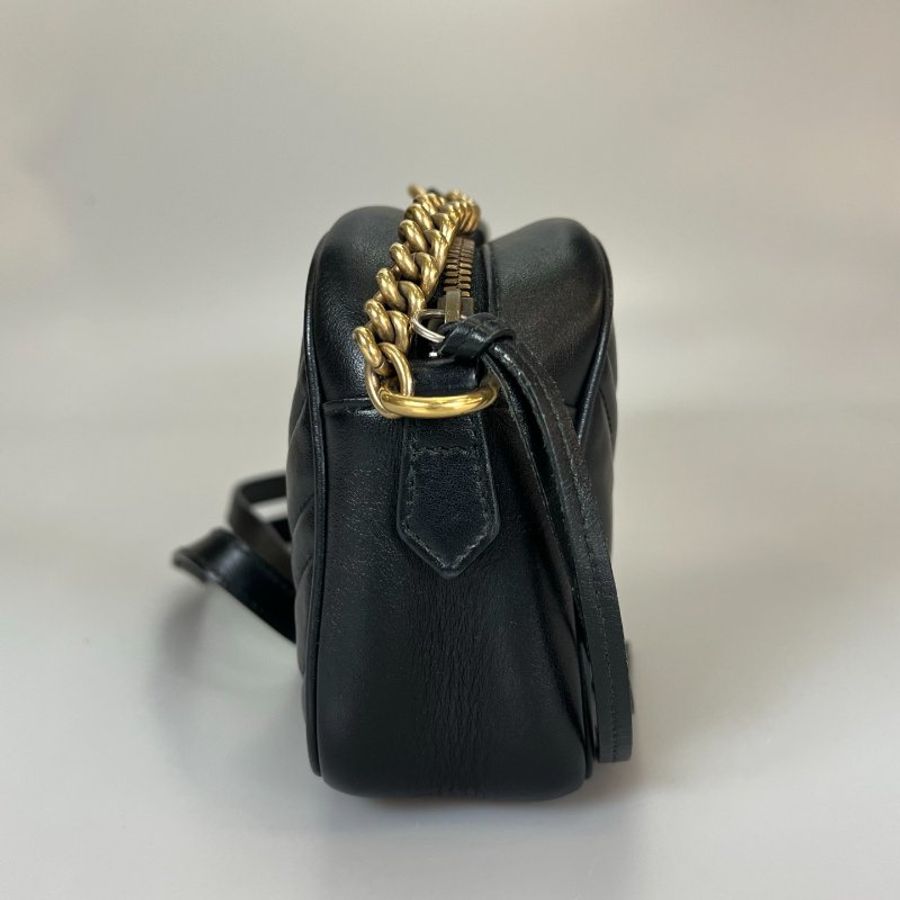 GUCCI 447632 黑Marmont相機包-2