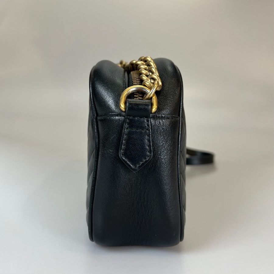 GUCCI 447632 黑Marmont相機包-3