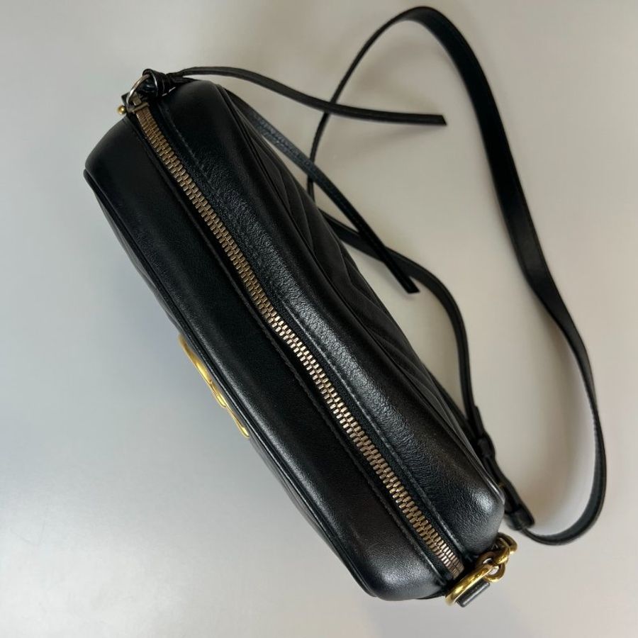 GUCCI 447632 黑Marmont相機包-5