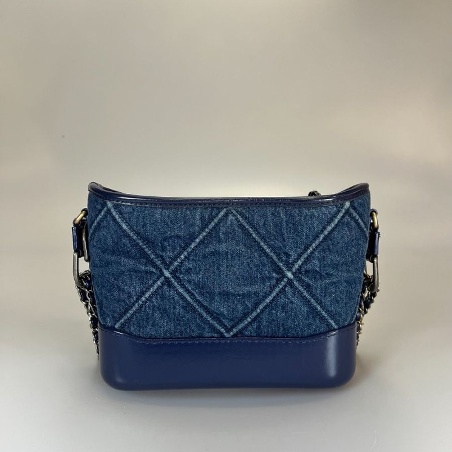 CHANEL 流浪包小號 牛仔藍 AS0865/保卡款29開-1