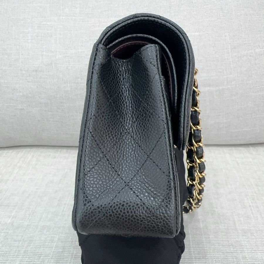 JK國際二手精品✨Chanel cf23黑金荔枝 芯片款-6