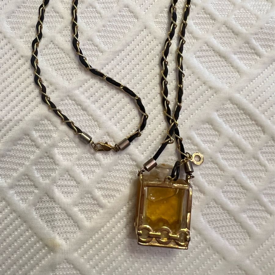 Chanel中古香水瓶項鏈-0