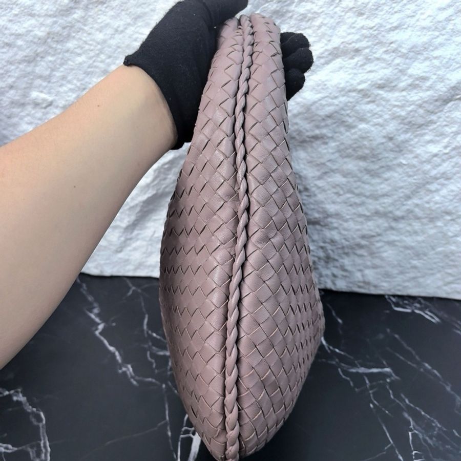 Bottega Veneta 葆蝶家 藕粉色和尚小號-4