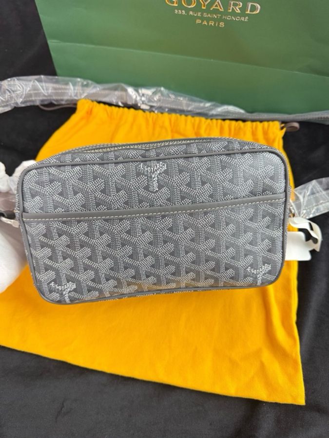 Goyard 戈雅 小號包 Goyardine 帆布 13 x 6.5 x 22-3
