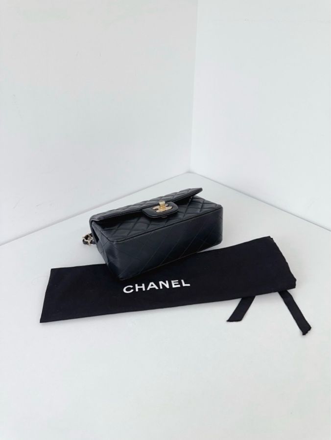 💎Chanel香奈兒|黑金CF大mini鏈條包|99新芯片款-6