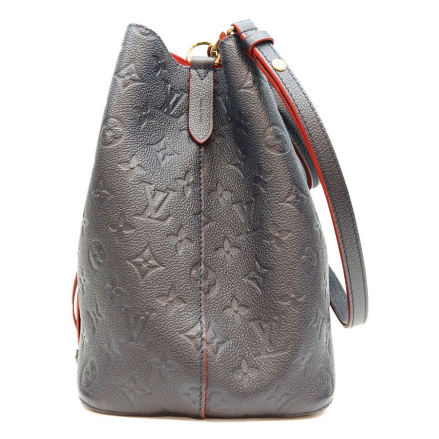 路易威登 M45306 Empreinte Marine Rouge Neo Noe MM 女士單肩包,海軍藍,金色五金-1