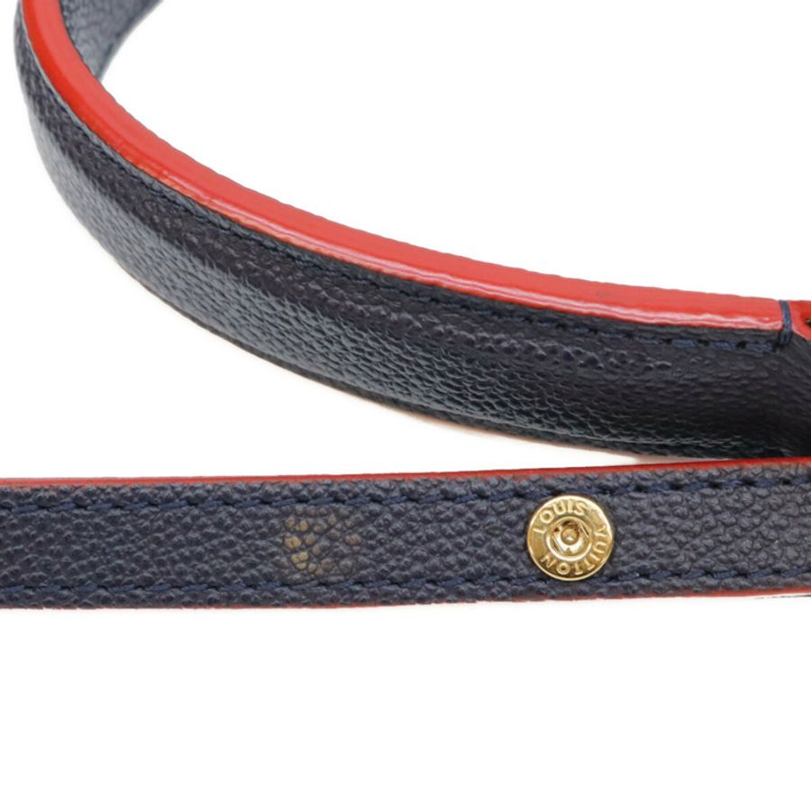 路易威登 M45306 Empreinte Marine Rouge Neo Noe MM 女士單肩包,海軍藍,金色五金-9