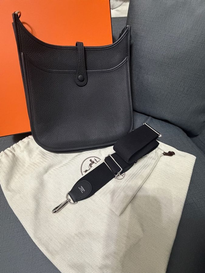 Hermes 愛馬仕 Evelyn 29 黑色熱門金剛色 全新-1