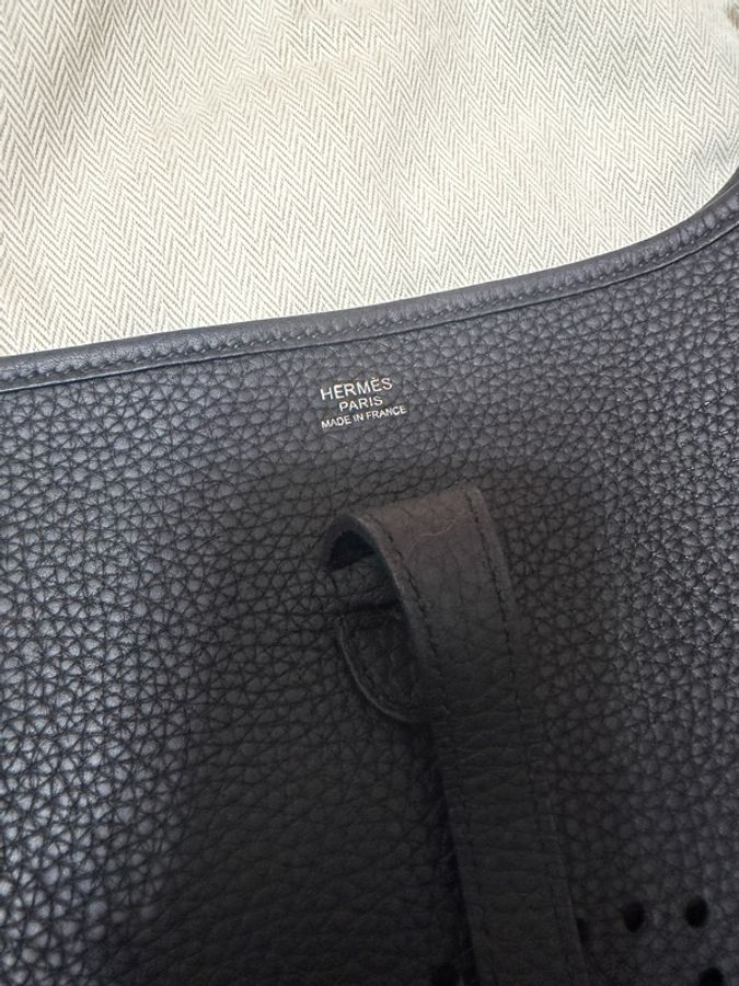 Hermes 愛馬仕 Evelyn 29 黑色熱門金剛色 全新-7