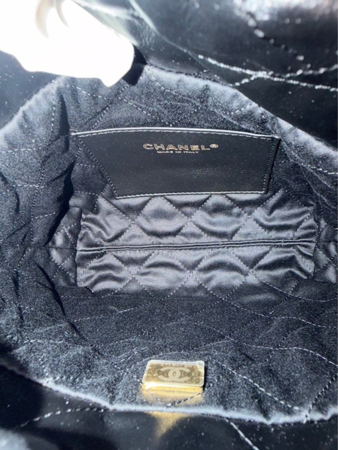 香奈兒chanel 22bag mini黑金#全新#-17