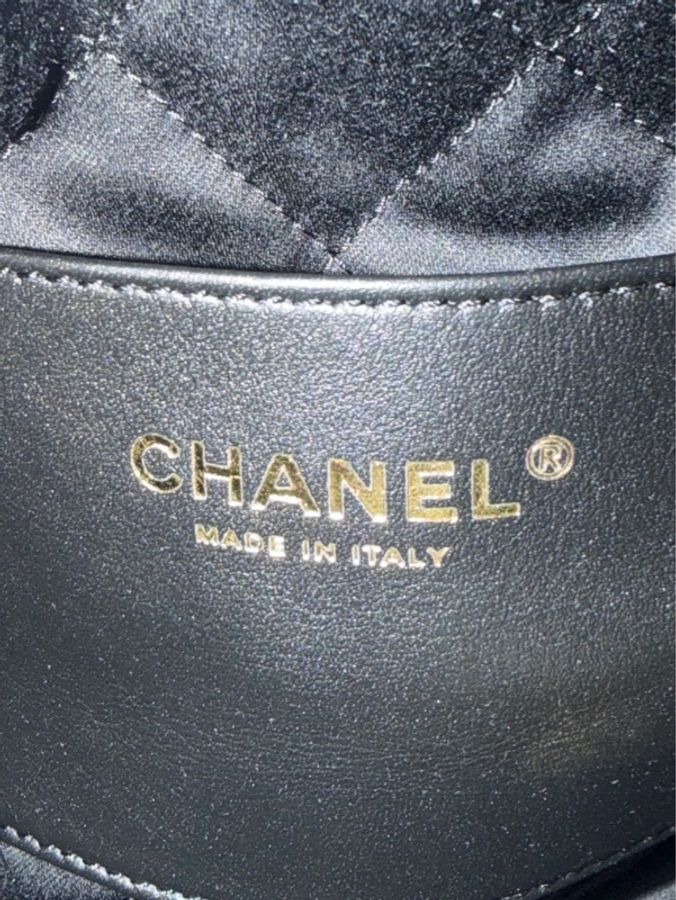 香奈兒chanel 22bag mini黑金#全新#-18