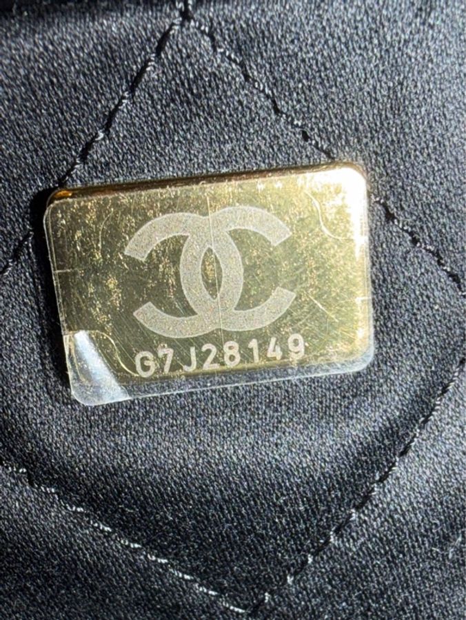 香奈兒chanel 22bag mini黑金#全新#-19