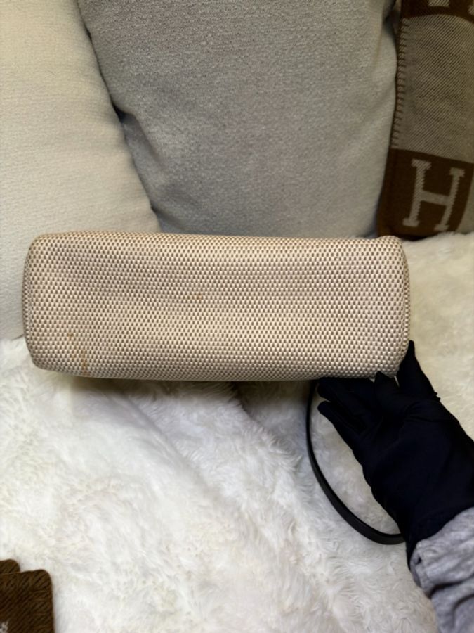 Hermes/ Herbag 31/ 米黑編織-6