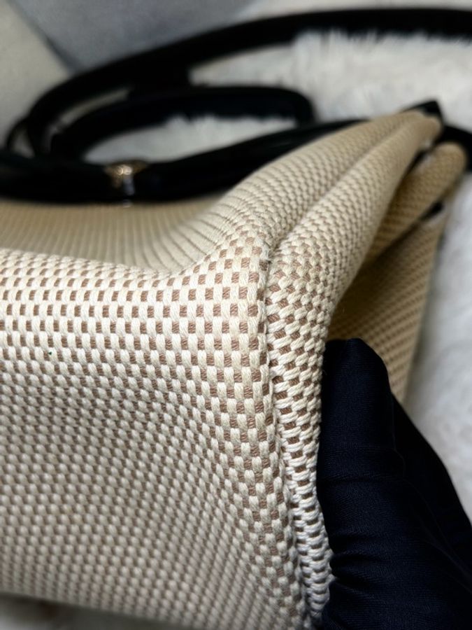 Hermes/ Herbag 31/ 米黑編織-9
