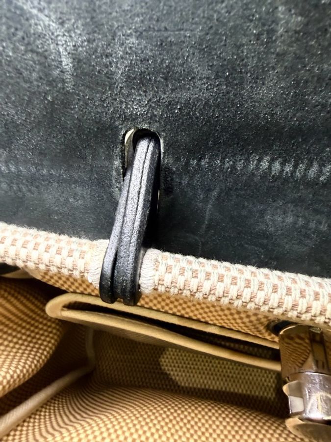 Hermes/ Herbag 31/ 米黑編織-32
